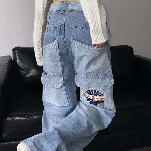 women's jeans houzhou autumn winter vintage cargo women y2k hip hop baggr wide leg denim pants casual loose harajuku trousers streetwea, Blue
women's jeans houzhou autumn winter vintage cargo women y2k hip hop baggr wide leg denim pants casual loose harajuku trousers streetwea, Blue