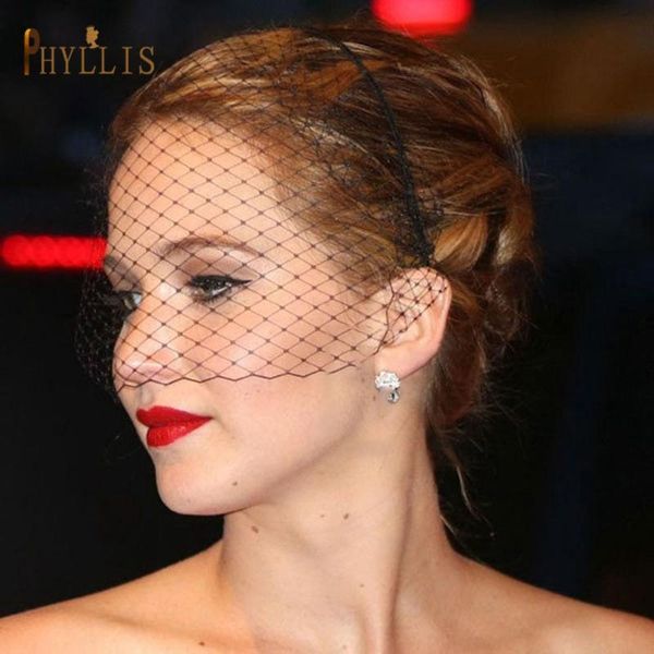 bridal veils jm19 birdcage veil blusher short russian tulle cage elegant wedding accessories for bride, Black 
bridal veils jm19 birdcage veil blusher short russian tulle cage elegant wedding accessories for bride, Black