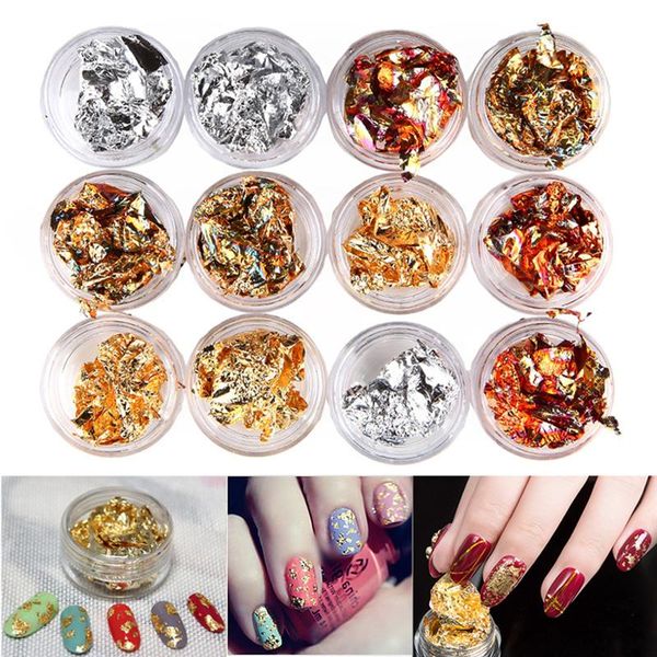 box nail art gold silver copper rainbow foil paillette chip design decoration decorations, Silver;gold
box nail art gold silver copper rainbow foil paillette chip design decoration decorations, Silver;gold