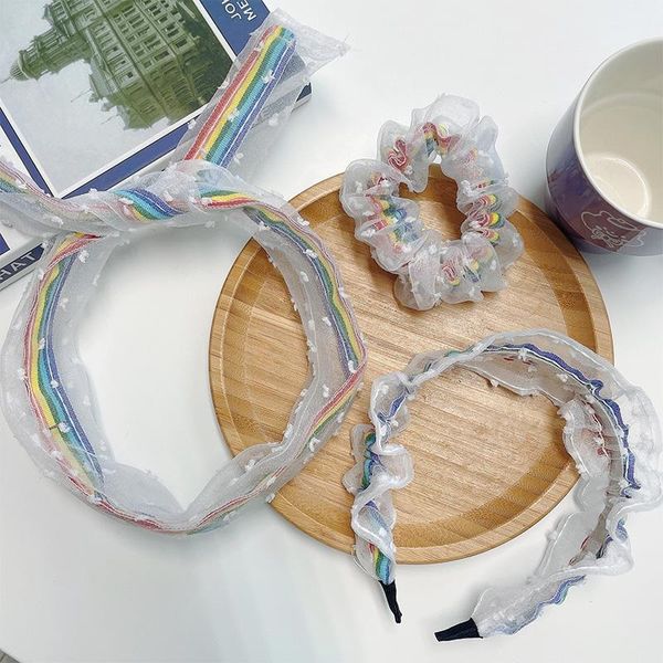 hair accessories summer children cute sweet rainbow scrunchies bands headbands girls lovely soft hairbands kids fashion, Slivery;white
hair accessories summer children cute sweet rainbow scrunchies bands headbands girls lovely soft hairbands kids fashion, Slivery;white