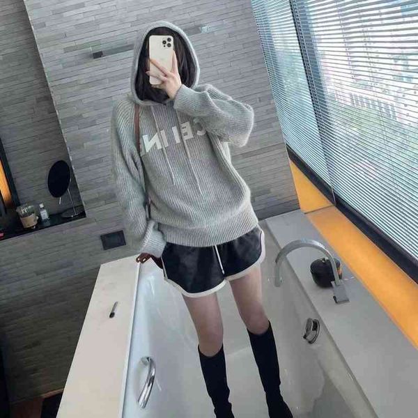 Women's Sweaters Chao brand c autumn and winter letter paste cloth embroidery versatile casual loose knit sweater women's top UJU6, White;black
Women's Sweaters Chao brand c autumn and winter letter paste cloth embroidery versatile casual loose knit sweater women's top UJU6, White;black