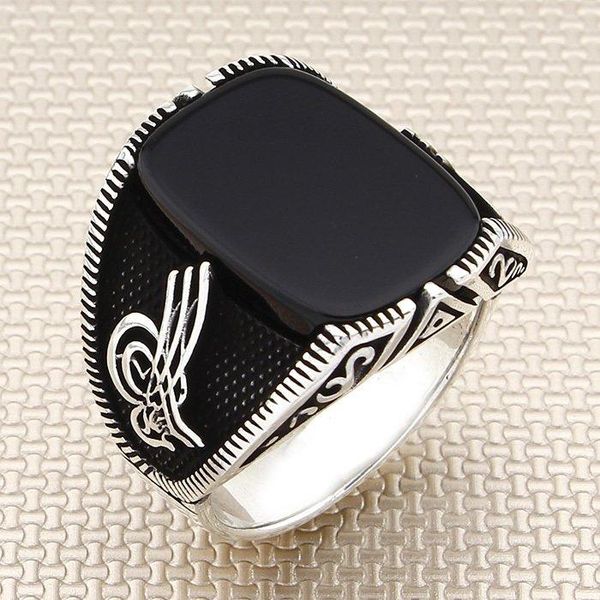 cluster rings vintage oxidized rectangle black onyx stone men silver ring with ottoman tugra motif made in turkey solid 925 sterling, Golden;silver
cluster rings vintage oxidized rectangle black onyx stone men silver ring with ottoman tugra motif made in turkey solid 925 sterling, Golden;silver