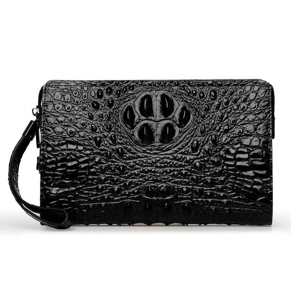 wallets business crocodile men's clutch bag split leather handbag brand large wallet card holder long cell phone purse, Red;black
wallets business crocodile men's clutch bag split leather handbag brand large wallet card holder long cell phone purse, Red;black