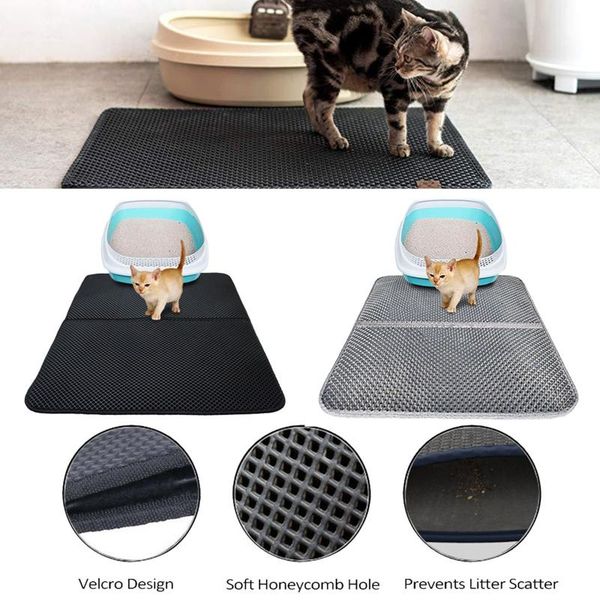 cat litter mat eva double-layer trapper pad pet rug splash with waterproof bottom non-slip litte beds & furniture
cat litter mat eva double-layer trapper pad pet rug splash with waterproof bottom non-slip litte beds & furniture