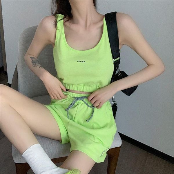 casual shorts two piece sets womens tracksuits fashion sleeveless vest elastic waist tracksuit set female sportswear outfits, Gray
casual shorts two piece sets womens tracksuits fashion sleeveless vest elastic waist tracksuit set female sportswear outfits, Gray