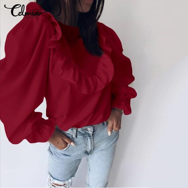 women's blouses & shirts women shirt fashion autumn long sleeve elegant office blouse celmia casual ruffles loose party blusas mujer t, White
women's blouses & shirts women shirt fashion autumn long sleeve elegant office blouse celmia casual ruffles loose party blusas mujer t, White
