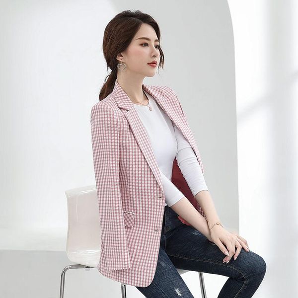 fashion women plaid blazers and jackets work office lady suit slim single breasted business female blazer coat 4xl aq693 women's suits, White;black
fashion women plaid blazers and jackets work office lady suit slim single breasted business female blazer coat 4xl aq693 women's suits, White;black