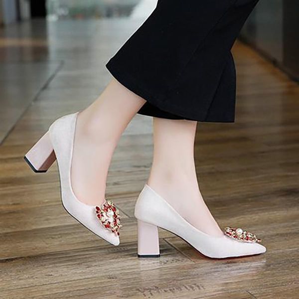 dress shoes women crystal pumps ladies pointed toe female fashion woman square heels comfortable footwear women's solid casual 2021, Black
dress shoes women crystal pumps ladies pointed toe female fashion woman square heels comfortable footwear women's solid casual 2021, Black