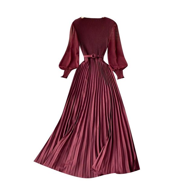 casual dresses 2021 spring autumn women lantern long sleeve belt slim dress solid color fashion patchwork pleated, Black;gray
casual dresses 2021 spring autumn women lantern long sleeve belt slim dress solid color fashion patchwork pleated, Black;gray