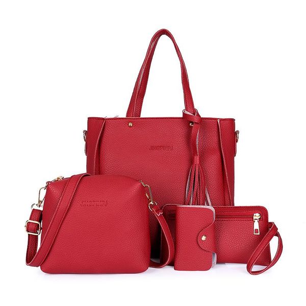 duffel bags 2021 4pcs set tassel handbags fashion four-piece shoulder pu leather bucket bag vintage wallet card package purse
duffel bags 2021 4pcs set tassel handbags fashion four-piece shoulder pu leather bucket bag vintage wallet card package purse