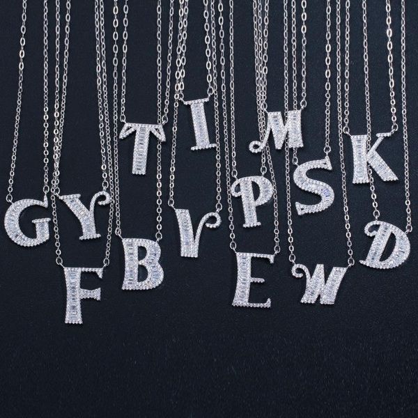 pendant necklaces erluer european short necklace for women luxury 26 items a-z alphabets crystal zircon pendants gift jewelry, Silver
pendant necklaces erluer european short necklace for women luxury 26 items a-z alphabets crystal zircon pendants gift jewelry, Silver