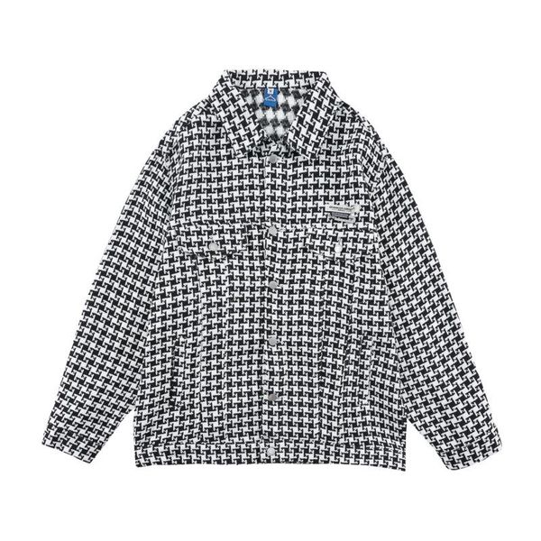 men's jackets 2021 autumn fashion designer jacket men streetwear coat vintage retro houndstooth check harajuku cotton casual outwear, Black;brown
men's jackets 2021 autumn fashion designer jacket men streetwear coat vintage retro houndstooth check harajuku cotton casual outwear, Black;brown