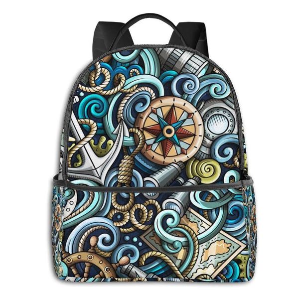 backpack 2021 cartoon nautical objects doodles pattern trend teenager school bag couples back pack travel
backpack 2021 cartoon nautical objects doodles pattern trend teenager school bag couples back pack travel