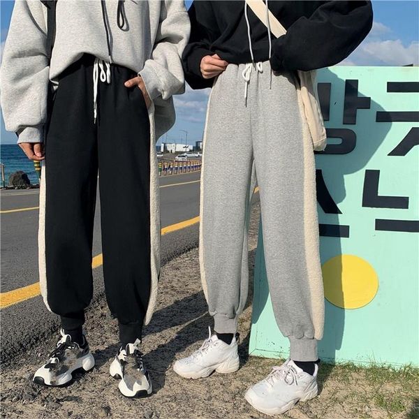 women's pants & capris 2021 autumn women casual warm sweatpants workout fleece trousers solid winter female sport, Black;white
women's pants & capris 2021 autumn women casual warm sweatpants workout fleece trousers solid winter female sport, Black;white