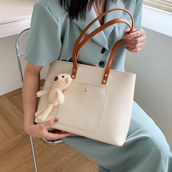 evening bags large women casual totes bag simple white female shopper pu leather shoulder handle handbag lady big bear hobos1
evening bags large women casual totes bag simple white female shopper pu leather shoulder handle handbag lady big bear hobos1