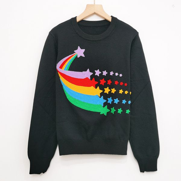 1220 2022 runway autumn brand same style sweater pullover long sleeve crew neck black white fashion womens clothes womens jinniu, White;black
1220 2022 runway autumn brand same style sweater pullover long sleeve crew neck black white fashion womens clothes womens jinniu, White;black