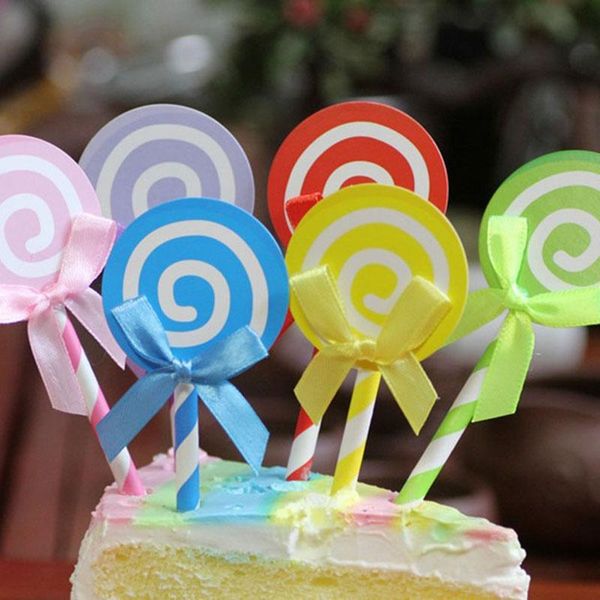 other event & party supplies aq 6pcs/lot cake er cartoon colorful lollipop bow cupcake ers kids favors sweet birthday candy decorati
other event & party supplies aq 6pcs/lot cake er cartoon colorful lollipop bow cupcake ers kids favors sweet birthday candy decorati