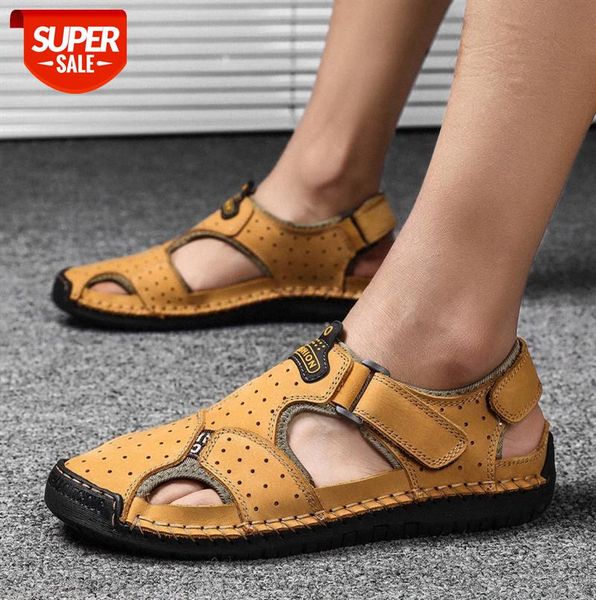 men's casual shoes, large size sandals, first layer leather sandals for men #vb95, Black
men's casual shoes, large size sandals, first layer leather sandals for men #vb95, Black