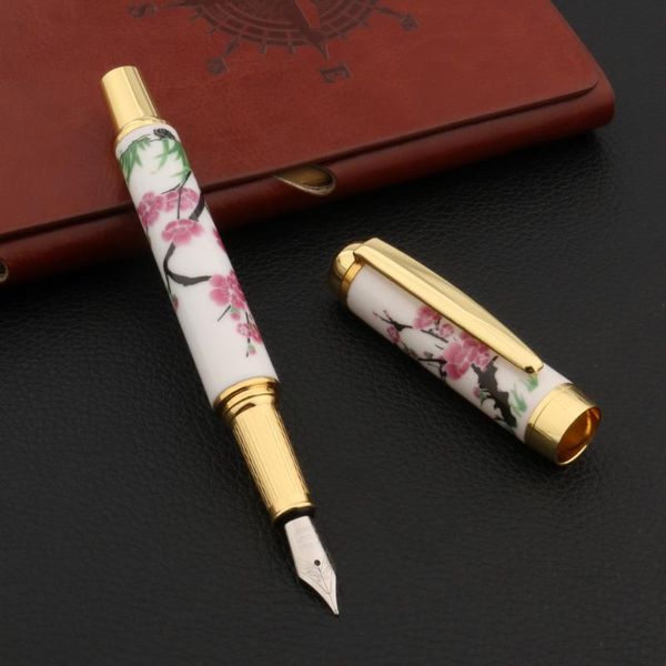 fountain pens luxury 9005 ceramic pen chinese painting red plum blossom school student office gifts stationery golden ink
fountain pens luxury 9005 ceramic pen chinese painting red plum blossom school student office gifts stationery golden ink