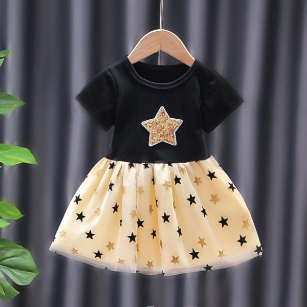 girl's dresses summer dress for girls star print cotton tulle splicing princess casual short sleeve tutu girl kids toddler robe, Red;yellow
girl's dresses summer dress for girls star print cotton tulle splicing princess casual short sleeve tutu girl kids toddler robe, Red;yellow