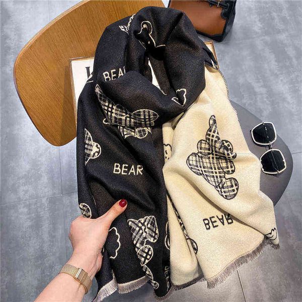scarves 2022 christmas gift cute cartoon bear hand scarf female winter warm long brushed shawl, Blue;gray
scarves 2022 christmas gift cute cartoon bear hand scarf female winter warm long brushed shawl, Blue;gray