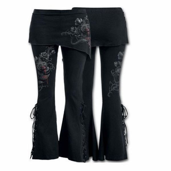 women's pants & capris lugentolo vintage flared trousers women summer fashion high waist flower print plus size lace-up, Black;white
women's pants & capris lugentolo vintage flared trousers women summer fashion high waist flower print plus size lace-up, Black;white