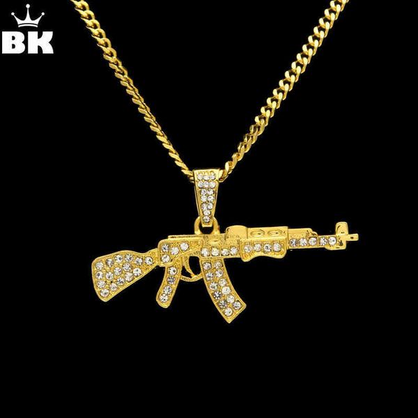 pendant necklaces alloy ak47 gun necklace iced out rhinestone with hip hop miami cuban chain gold silver color men women jewelry 221230
pendant necklaces alloy ak47 gun necklace iced out rhinestone with hip hop miami cuban chain gold silver color men women jewelry 221230