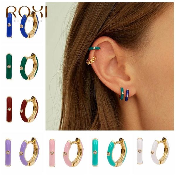 hoop & huggie roxi ins 9 colors colorful small earrings for women fine jewelry cartilage unusual 925 sterling silver pendientes, Golden;silver
hoop & huggie roxi ins 9 colors colorful small earrings for women fine jewelry cartilage unusual 925 sterling silver pendientes, Golden;silver