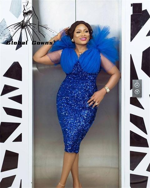 party dresses aso ebi royal blue v neck prom dress sequined ruffles evening 2021 fast delivery vestidos para fiestas, White;black
party dresses aso ebi royal blue v neck prom dress sequined ruffles evening 2021 fast delivery vestidos para fiestas, White;black