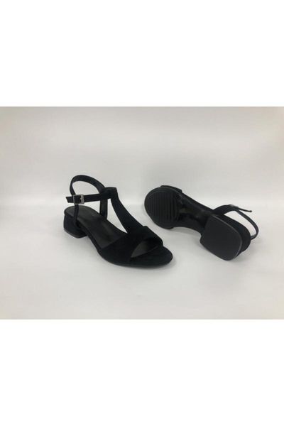 sandals women's black brief square heel