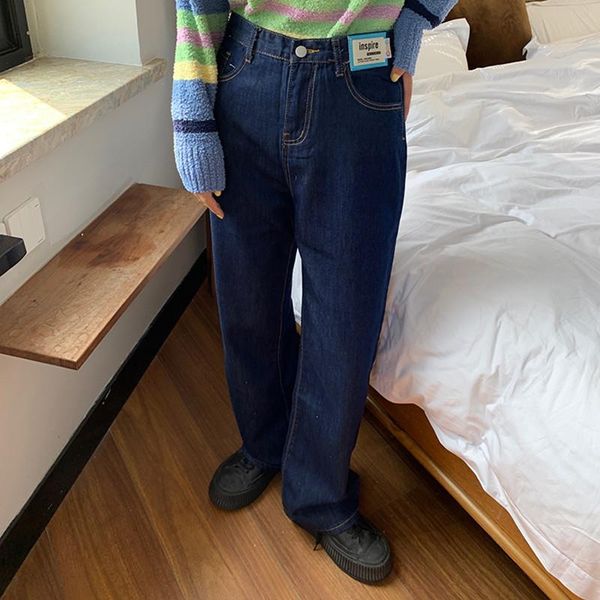 women's jeans s-xl 2colors 2021 loose women high wiast wide leg jean streetwear trousers casual letter straight long denim pants womens, Blue
women's jeans s-xl 2colors 2021 loose women high wiast wide leg jean streetwear trousers casual letter straight long denim pants womens, Blue