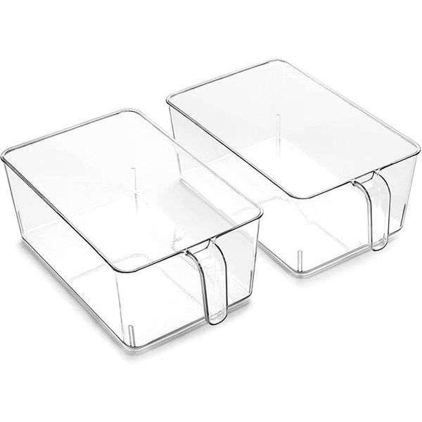storage bottles & jars 2pcs plastic bins, large,the holder collection, multi-use organizer built-in handles, pantry organization
storage bottles & jars 2pcs plastic bins, large,the holder collection, multi-use organizer built-in handles, pantry organization