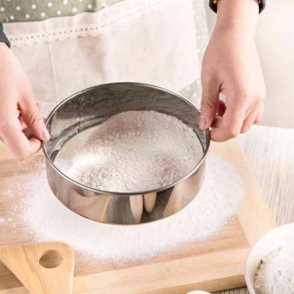 1pc 304 flour sieve 60mesh 15cm 30cm stainless steel hand-held round sampling sugar baking tool & pastry tools
1pc 304 flour sieve 60mesh 15cm 30cm stainless steel hand-held round sampling sugar baking tool & pastry tools