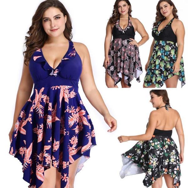 women swimsuits large printed hem strappy v neck plus size swimming wear for summer tc21 women's swimwear, White;black
women swimsuits large printed hem strappy v neck plus size swimming wear for summer tc21 women's swimwear, White;black