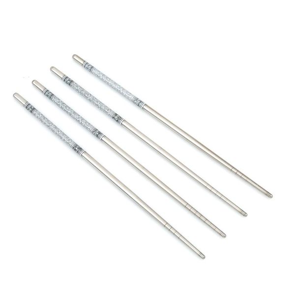 flower printed chinese chopsticks stainless steel stick traditional dinnerware for kitchen restaurant
flower printed chinese chopsticks stainless steel stick traditional dinnerware for kitchen restaurant