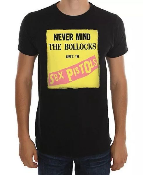 pistols bollocks cover punk rock t-shirt nwt authentic & licensed, White;black 
pistols bollocks cover punk rock t-shirt nwt authentic & licensed, White;black