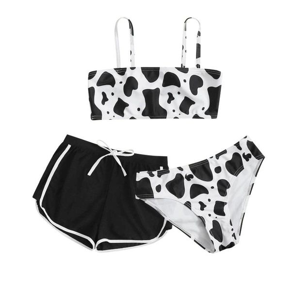 one-pieces children's swimwear girls' summer cute crisscross back cow floral print three-piece swimsuit kids bikini lovely swimwea, Black
one-pieces children's swimwear girls' summer cute crisscross back cow floral print three-piece swimsuit kids bikini lovely swimwea, Black