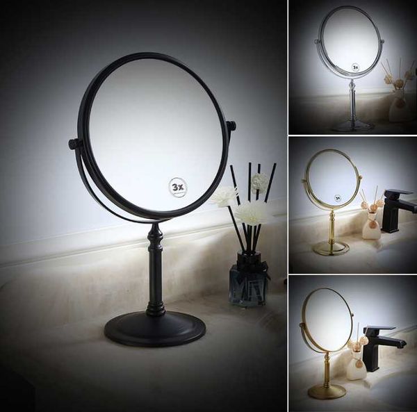 mirrors bathroom 8-inch magnifying mirror stand el double-sided beauty hanging