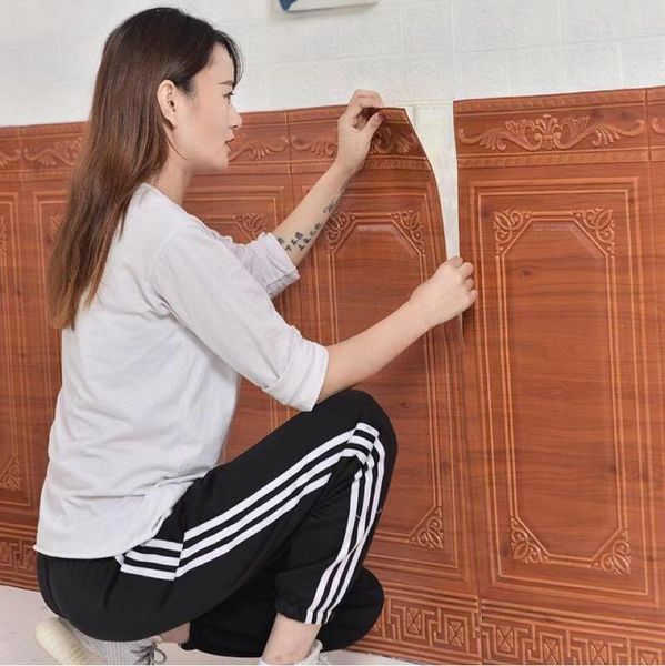 wall stickers 70cm 90cm self-adhesive wallpaper 3d three-dimensional paste living room anti-collision panel soft
wall stickers 70cm 90cm self-adhesive wallpaper 3d three-dimensional paste living room anti-collision panel soft