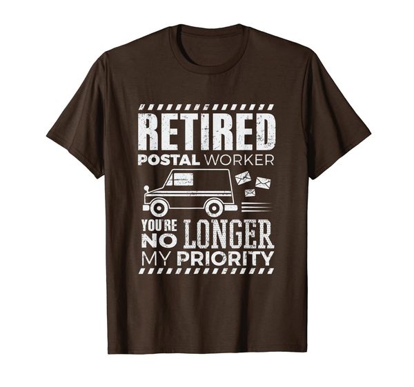 postal worker shirt retired postal worker my priority gift, White;black