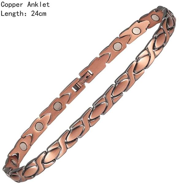 anklets wollet ankle health anti fatigue magnetic therapy copper anklet bracelets for men women pain relief arthritis, Red;blue
anklets wollet ankle health anti fatigue magnetic therapy copper anklet bracelets for men women pain relief arthritis, Red;blue