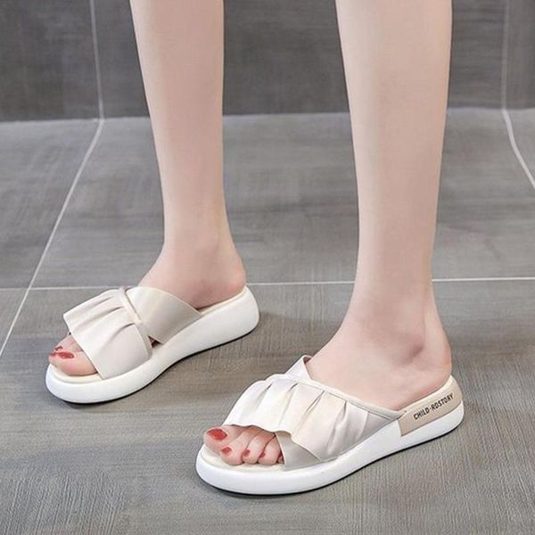 heel flat slippers leather fish mouth flats soft fashion women slips beach solid ruffles cross-strap lady casual shoes, Black
heel flat slippers leather fish mouth flats soft fashion women slips beach solid ruffles cross-strap lady casual shoes, Black