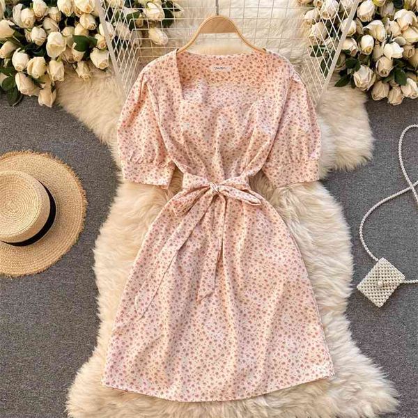 women fashion retro floral pint mini a-line dress square collar lace up slim short sleeve elegant vestidos r556 210527, Black;gray
women fashion retro floral pint mini a-line dress square collar lace up slim short sleeve elegant vestidos r556 210527, Black;gray