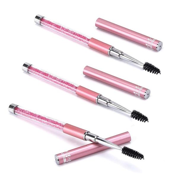 makeup brushes 3pcs rhinestone diamond tube eyelash spoolies lash applicator disposable mascara wand brush
makeup brushes 3pcs rhinestone diamond tube eyelash spoolies lash applicator disposable mascara wand brush