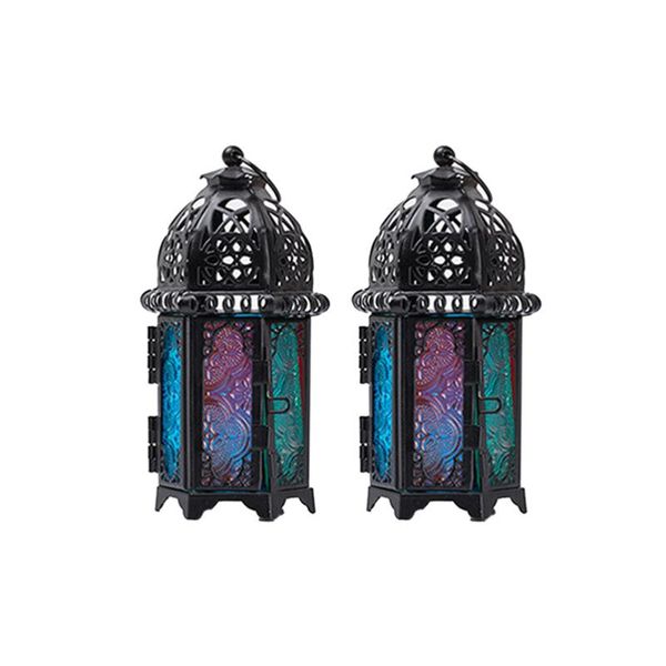 candle holders 2 pcs morocco iron art candlestick vintage glass holder portable standing windproof lamp elegant home decoration ornament
candle holders 2 pcs morocco iron art candlestick vintage glass holder portable standing windproof lamp elegant home decoration ornament