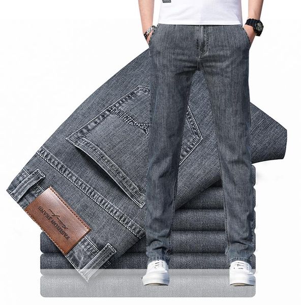 men's jeans classic fashion stretch 2021 spring and summer business casual denim trousers male autumn brand straight pants, Blue
men's jeans classic fashion stretch 2021 spring and summer business casual denim trousers male autumn brand straight pants, Blue