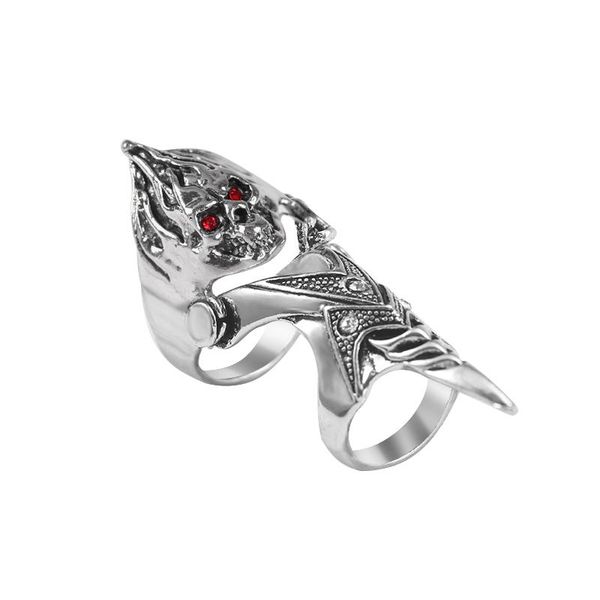 cluster rings gothic ring men domineering punk style skull alloy inlaid red rhinestone exaggerated fashion jewelry, Golden;silver
cluster rings gothic ring men domineering punk style skull alloy inlaid red rhinestone exaggerated fashion jewelry, Golden;silver