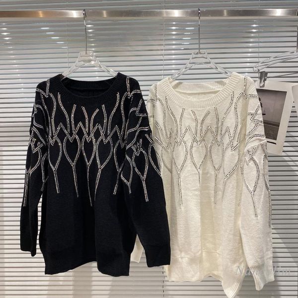 women's sweaters knitwear femme 2021 autumn and winter industry love rhinestone shiny pullover loose sweater for women white black
women's sweaters knitwear femme 2021 autumn and winter industry love rhinestone shiny pullover loose sweater for women white black