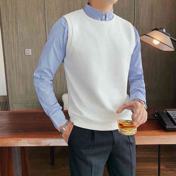 men's sweaters british style autumn fake-2pieces business gentlemen clothes fine casual knitted pullovers 3xl v1dv, White;black
men's sweaters british style autumn fake-2pieces business gentlemen clothes fine casual knitted pullovers 3xl v1dv, White;black