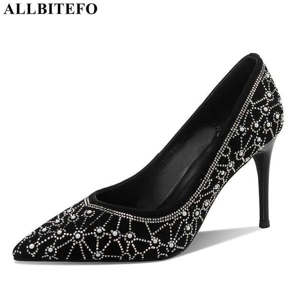allbitefo fashion genuine leather high heels wedding women shoes women high heel shoes party women heels 210611, Black
allbitefo fashion genuine leather high heels wedding women shoes women high heel shoes party women heels 210611, Black